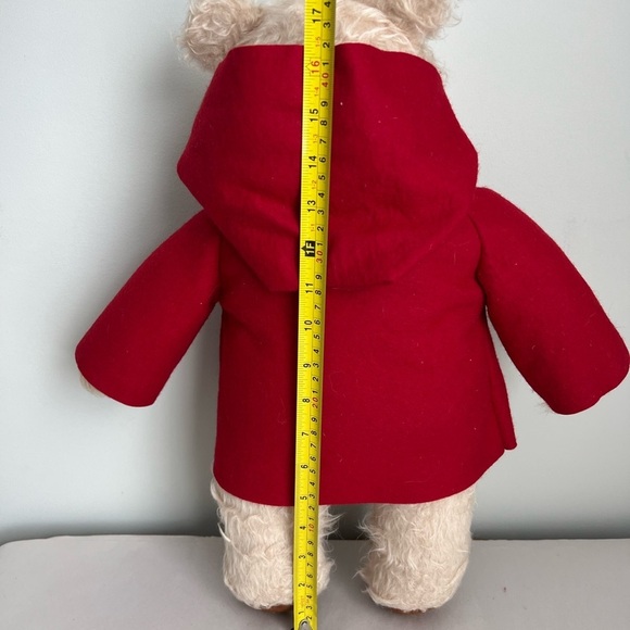 Gabrielle Paddington Bear Plush Toy with Red Coat 1972 - Picture 10 of 11